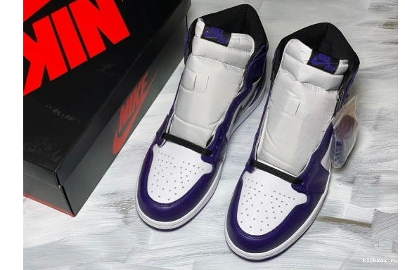 555088-500 White Court Jordan Retro Purple Air 1 555088-500 High 0519